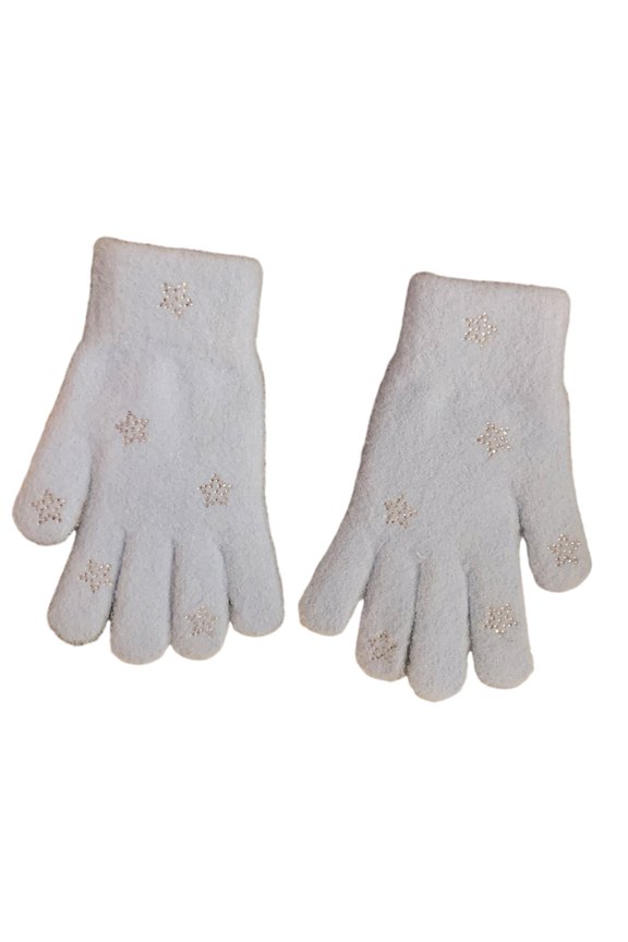 Split Finger Gloves Insulated Cold Weather Handwear For Teens School Outdoor