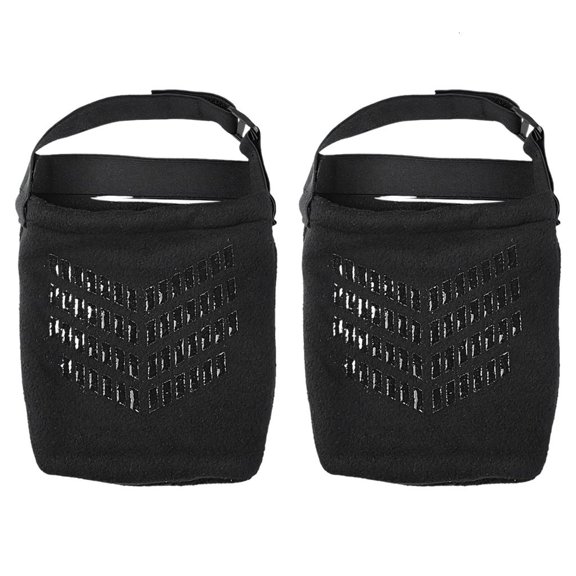 QueMer Stretchable Half Foot Warmer Protective Cast Socks Washable Protector with Sticker Closure For Stability And Regular Use