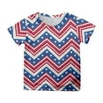 thumbnail image 1 of Quealent 4th Of July Toddler Shirt Boys T Shirts American Flag Shirt Kids Independence Day Patriotic Short Sleeve Tops Pink,3-4 Years, 1 of 4