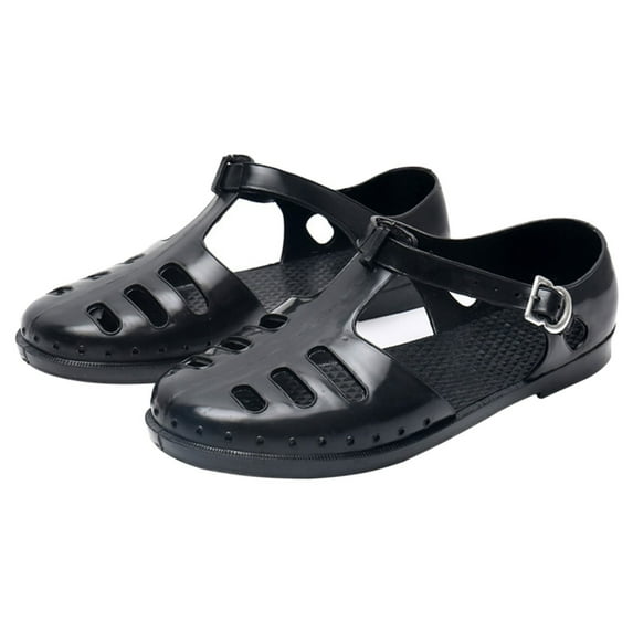 Quealent Adult Men Sandal Mens Sandals 11 Leather Men'S Sandals Baotou Fashion Men'S Sandals Retro Old Breathable Yoga Sandals for Men Black 9.5