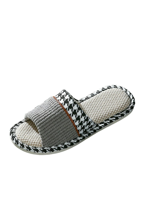 Adult Men Shoes Mens Slippers Size 16 Wide Mens Big and Tall Men Indoor Non Slip Home Slippers Four Seasons Slippers Saints Slippers Men Grey 10