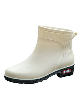 White rubber cheap boots walmart