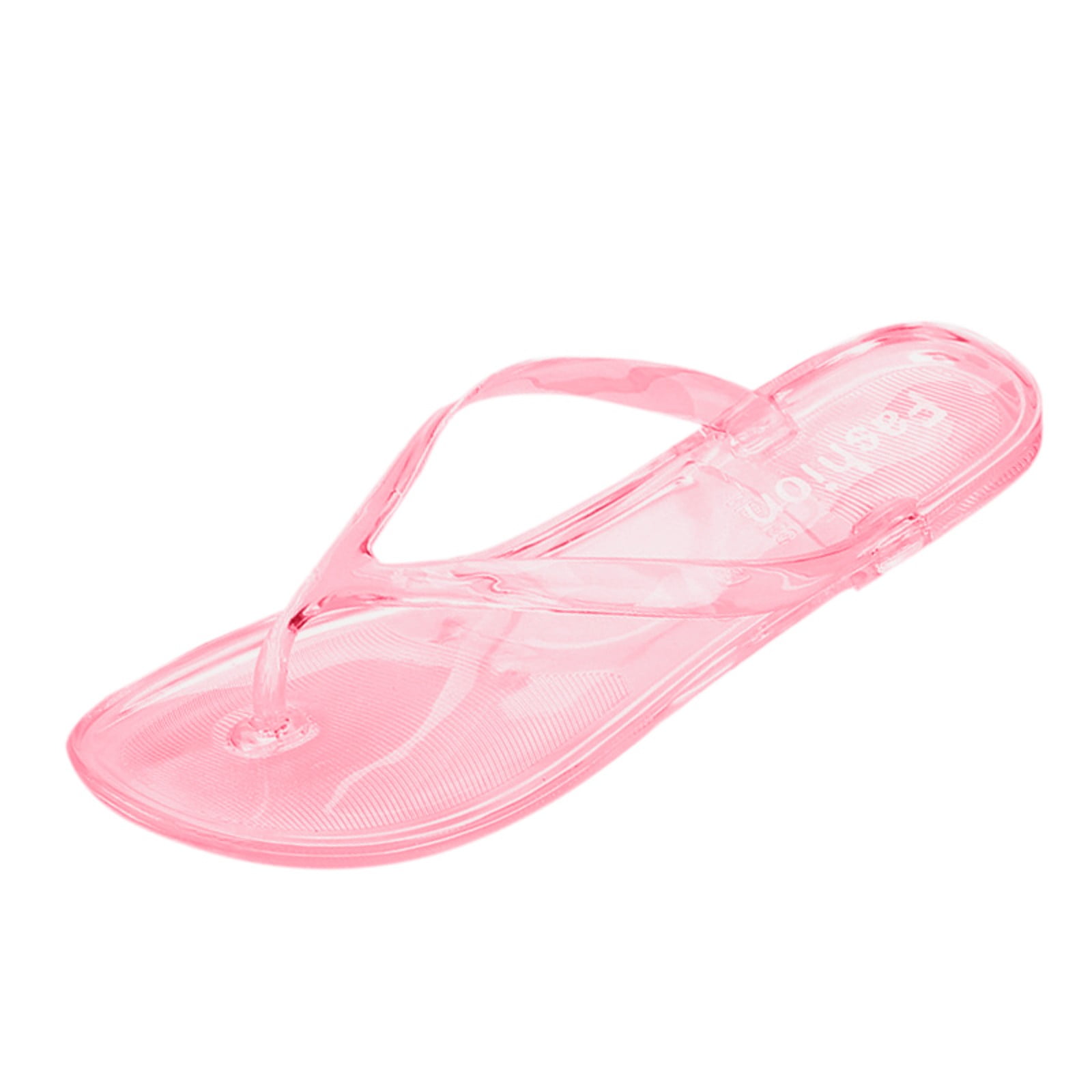 Quealent Adult Women Shoes Rubber Flip Flops for Women Beach