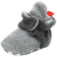 thumbnail image 1 of Quealent Baby Booties Cozy Fleece Slippers Soft Baby Shoes With Gripper Soles, Winter Infant Newborn Crib Sock Shoe Warm Footwear First Walkers Gray for Size 4.5, 1 of 7
