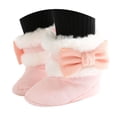 thumbnail image 1 of Quealent Baby Boy Girl Boots Infant Girls Boys Cozy Warm Winter Snow Anti-Slip Soft Sole Infant Toddler Prewalker Booties Pink for Size Infant 3.5, 1 of 8