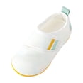 thumbnail image 1 of Quealent Baby Boys Girls First Walking Shoes Infant Sneakers Crib Shoes Breathable Lightweight Slip On Shoes Yellow for Size 3.5, 1 of 5