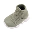 thumbnail image 1 of Quealent Baby Shoes Toddler Slippers Socks Boy Girl Walker Shoe Non Slip Sole Green for Size 4, 1 of 8