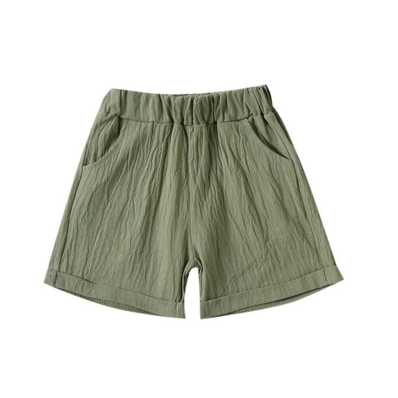Quealent Baby Shorts Baby Boy Shorts Unisex Toddler Baby Shorts Breathable Cotton Flare Short Girls Bike Shorts Green,12-18 Months