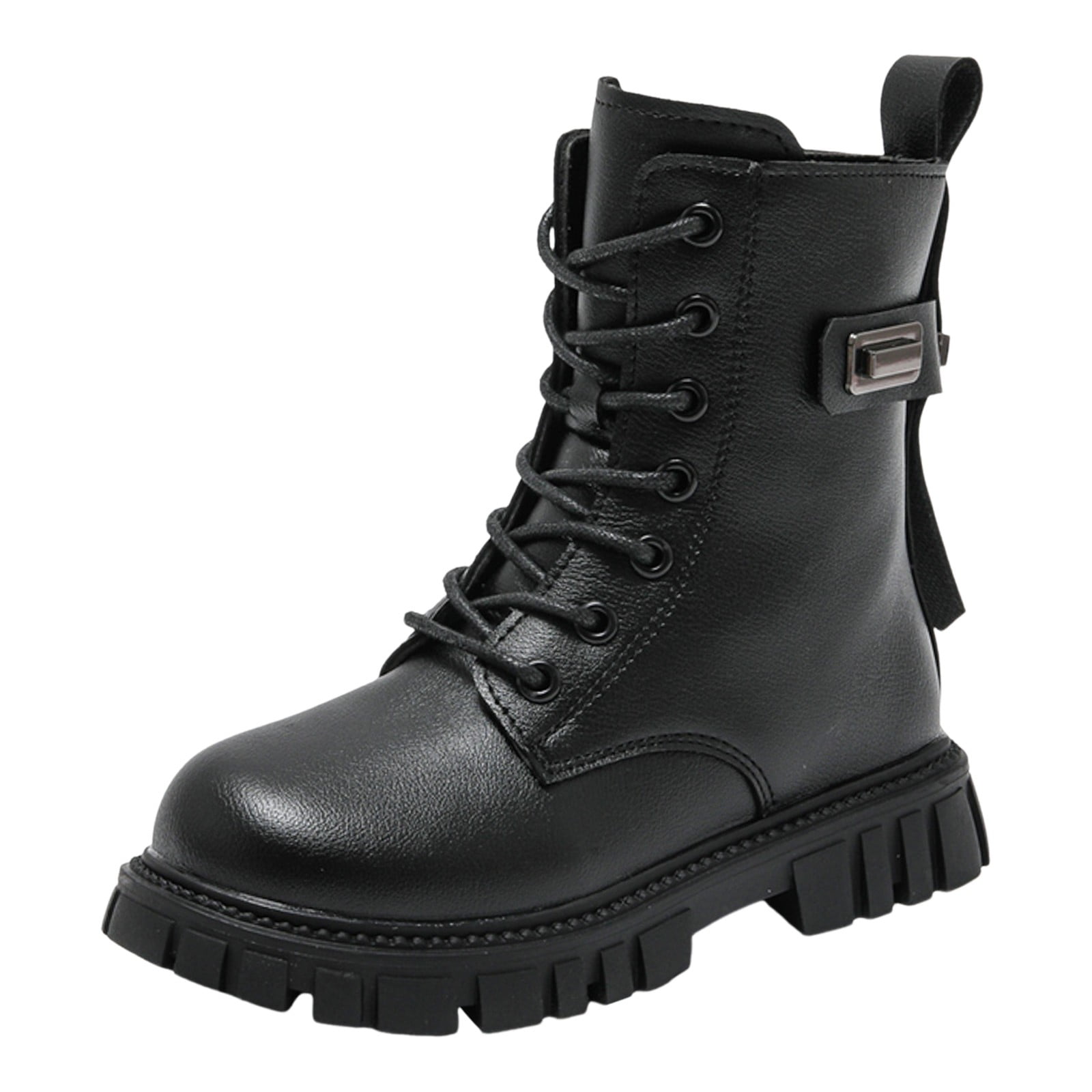BOTTT bott×TTTMSW zipup ニット Black L Quealent Back To School Girl's Mid Calf Combat Boots Side