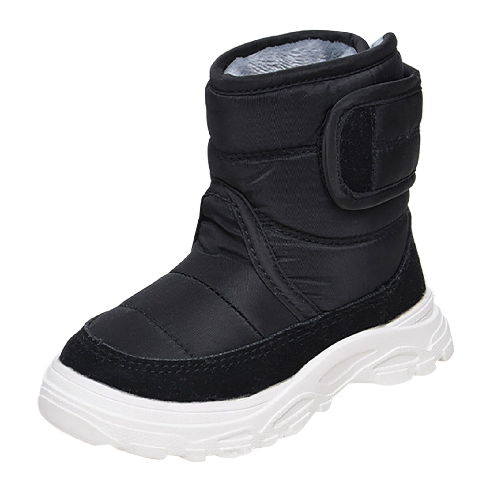 Quealent Big_Kid Girls Shoes Boots for Girls with Heel Snow Boot