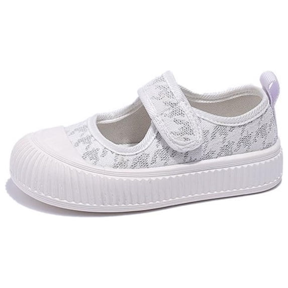 Quealent Big Kid Girls Shoes High Tops Heels for Girls Big Girls Sneakers Summer Lace Mesh Breathable Thick Bottom Good Size 9 Shoes Toddler Girl Beige 2