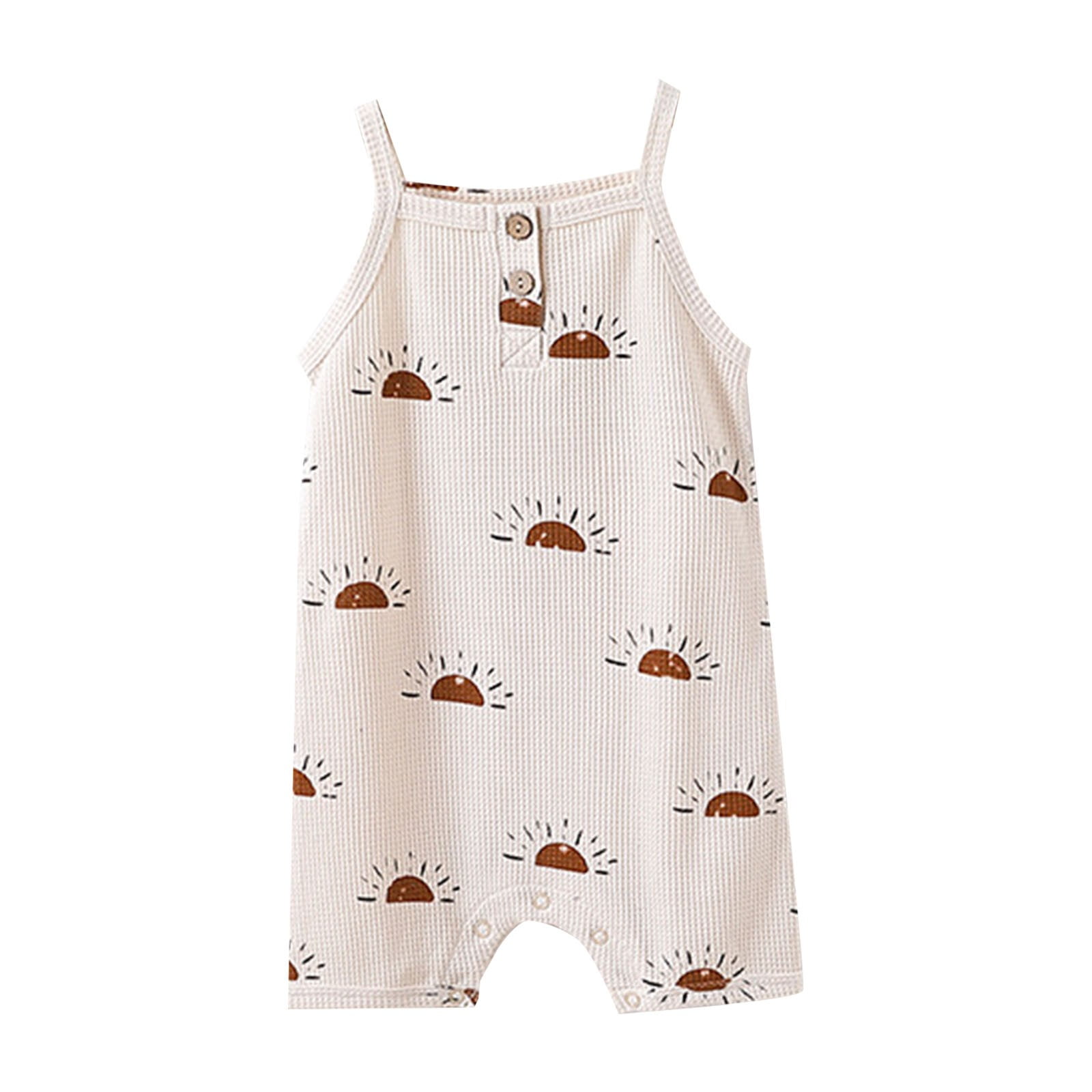 Quealent Boy Bodysuit 2024 Summer Girl Jumpsuit Solid Romper Short ...