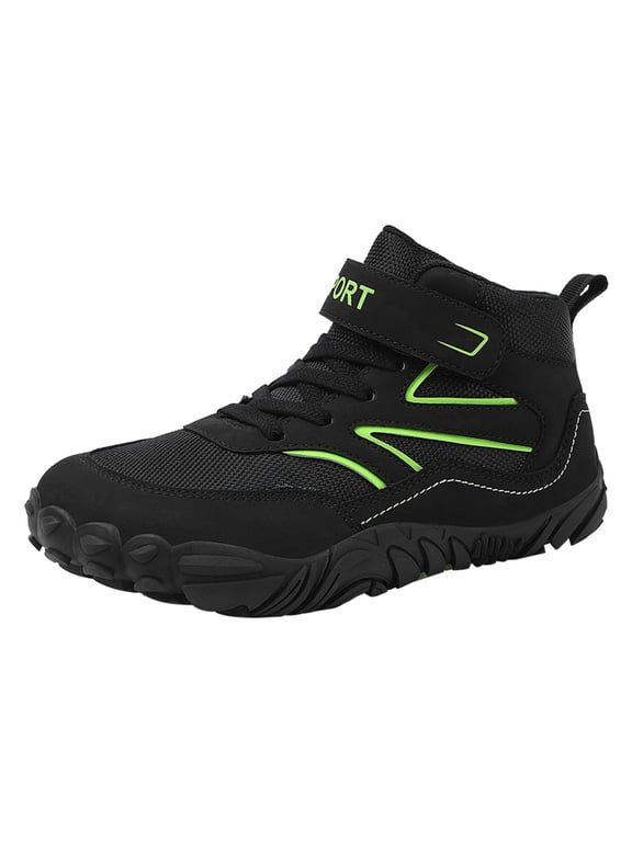 Boys Footwear Kids Wrestling Shoes Boys Girls Boxing Shoes Fitness Sneakers (Black,3)