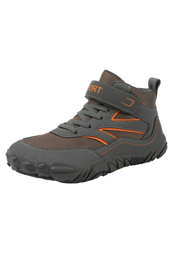 Boys Footwear Kids Wrestling Shoes Boys Girls Boxing Shoes Fitness Sneakers (Gray,13.5)
