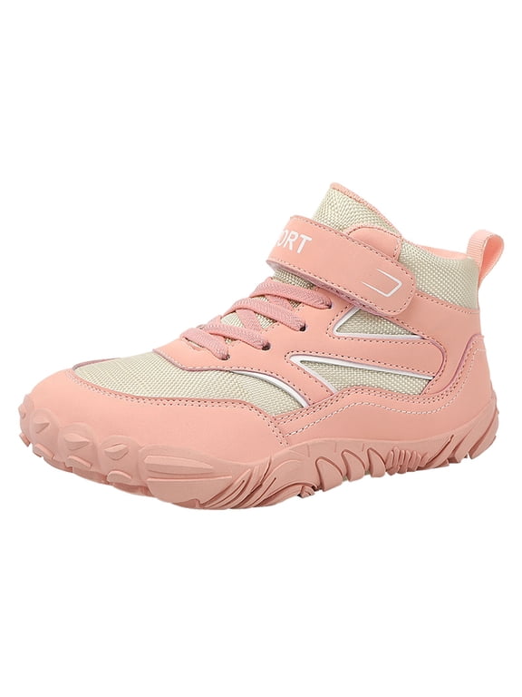 Boys Footwear Kids Wrestling Shoes Boys Girls Boxing Shoes Fitness Sneakers (Pink,2)