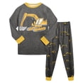 thumbnail image 1 of Quealent Boys Pajamas Cotton Planet Pjs Toddler 2 Piece Sleepwear Kids Clothes Set Size 3t -10t Gray for Size 2-3 Years, 1 of 7