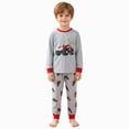 thumbnail image 1 of Quealent Boys Pajamas Set Long Sleeve Sleepwear 2 Piece Pajama Set for Little Boys 6-14 Years (Red, 3-4 Years), 1 of 1