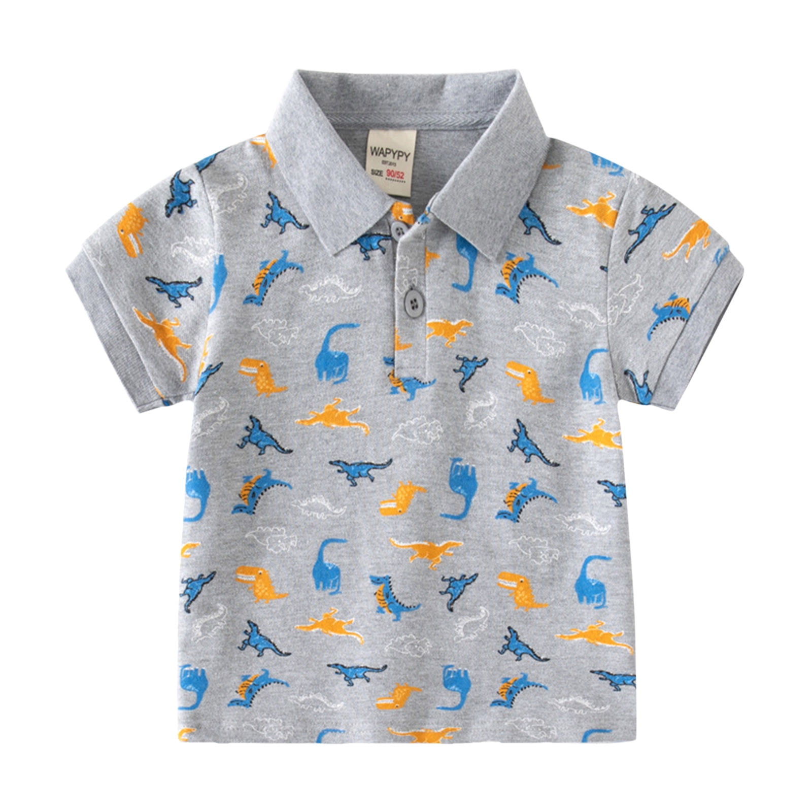 Quealent Boys Summer Tops 2024 Fashion Baby Shirts Infant Toddler