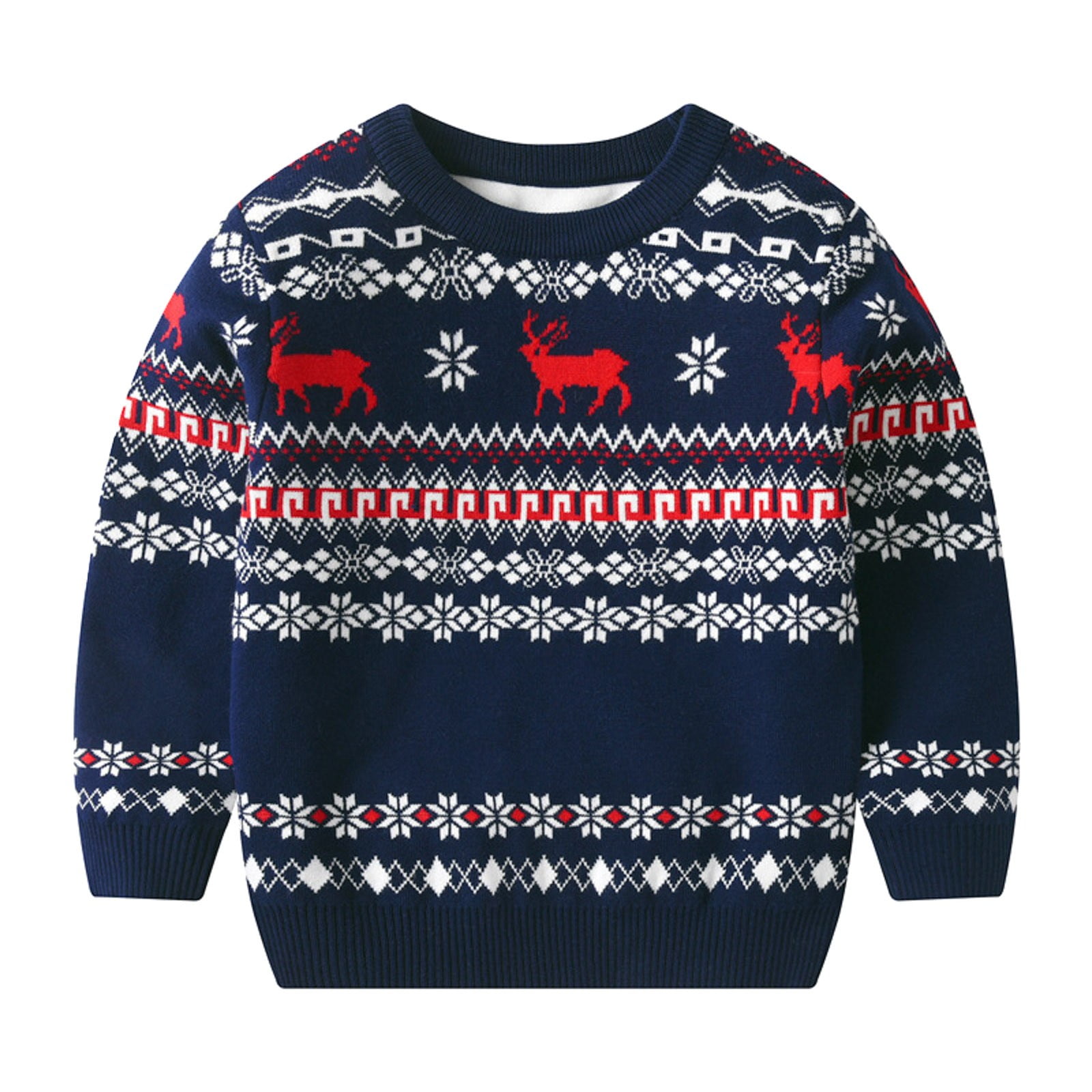 Quealent Boys Sweater Male Big Kid Boys Christmas Outfit Size 6 Toddler