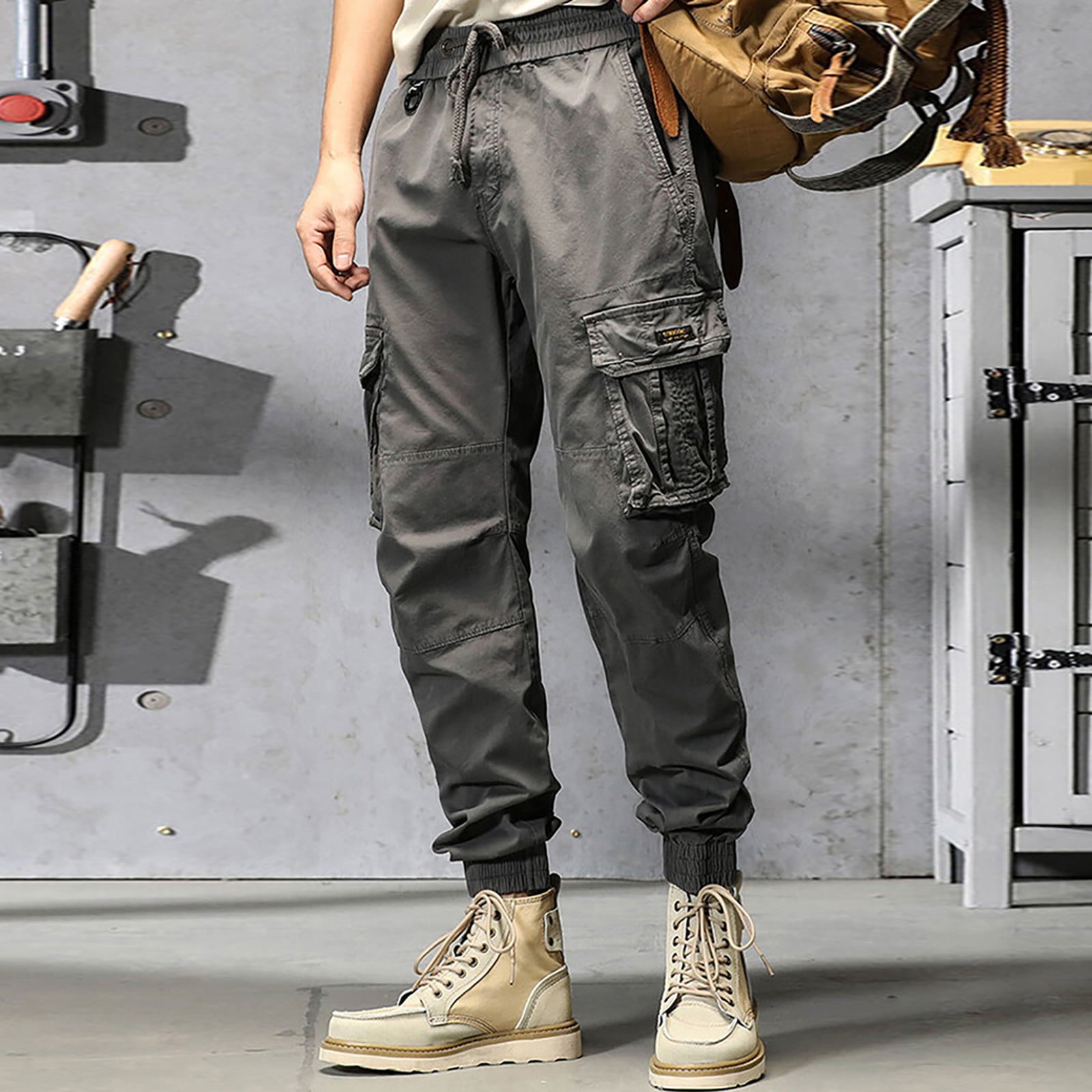 Zip Cargo Pants . Gray . M MARTE sahara パンツ - パンツ