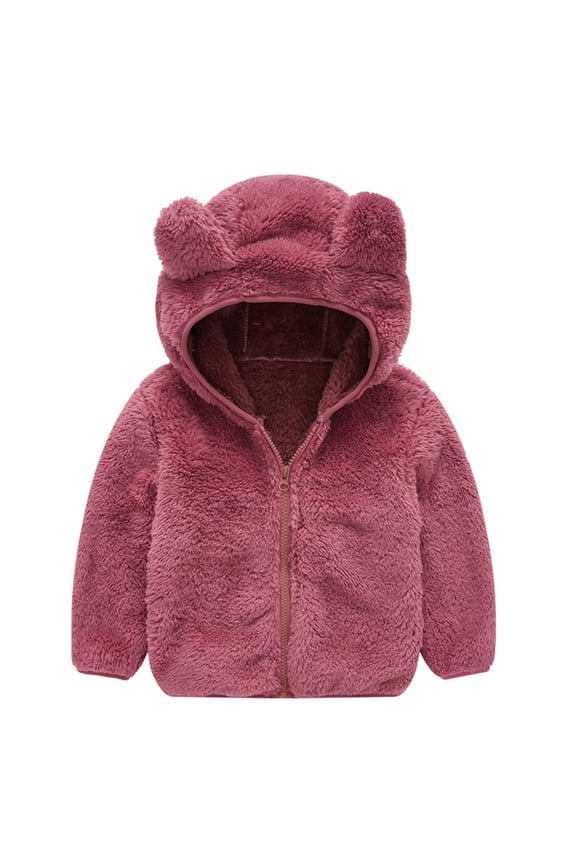 Carters Baby Girl Fall Clothes Baby Boys Girls Kids Outfits Spring Autumn PU Leather Jacket Outerwear Coat Red,12-18 Months