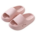 thumbnail image 1 of Quealent Cloud Slides for Kids,Boys Girls Shower Slippers Bathroom Pool Sandals,Toddler Home House Open Toe Comfy Thick Sole Slippers,Summer Non-Slip Beach Shoes Pink for 9, 1 of 5