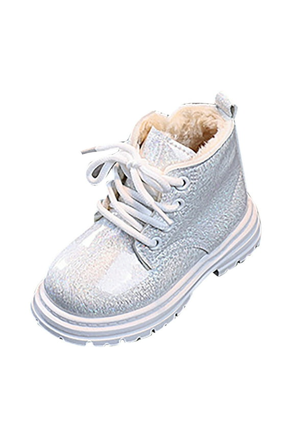 Girls' Boots Winter Fall Boots Baby Girls Dresses Shoes Bowknot Princess Shoes Dance Performance Shoes Toddler Girls Casual Shoes Toddler Shoes White,21