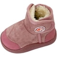 thumbnail image 1 of Quealent Girls Boys Boots Kids Winter Ankle Faux Fuzzy Lined Warm Snow Shoes Kid Short Boots for Little Kid/Big Kid Pink for Size 9, 1 of 7