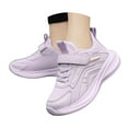 thumbnail image 1 of Quealent Girls Shoes Toddler Sneakers Casual School Walking Footwear for Toddler/Little Kids Purple,Size 5.5, 1 of 8