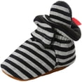 thumbnail image 1 of Quealent Infant Baby Boys Girls Soft Winter Warm Fleece Cozy Indoor Boots Cotton Non-Slip Booties Shoe Toddler Socks Crib shoes Black for Size Infant 3.5, 1 of 7