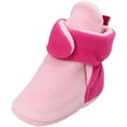 thumbnail image 1 of Quealent Infant Baby Boys Girls Soft Winter Warm Fleece Cozy Indoor Boots Cotton Non-Slip Booties Shoe Toddler Socks Crib shoes Pink for Size Infant 3.5, 1 of 7