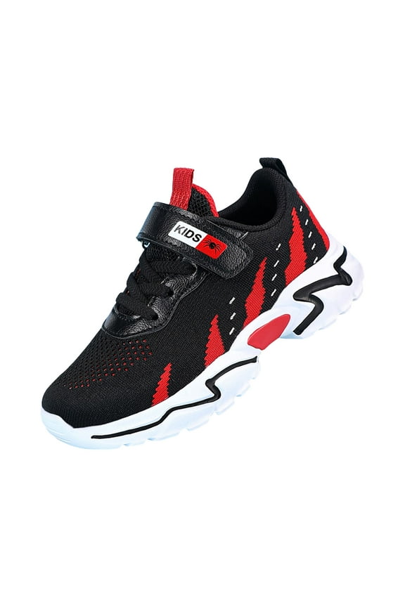 Kids Shoes Boys Girls Lightweight Breathable Sneakers Athletic Running Shoes Red,Size 3