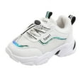 thumbnail image 1 of Quealent Kids Sneakers Boys Girls Lace-up Tennis Shoes Unisex-Child Lightweight Breathable Walking Shoes (Black,8.5), 1 of 6