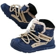 thumbnail image 1 of Quealent Kids Snow Boots Boys Girls Mid Calf Waterproof Warm Faux Furry Lined Insulated Winter Shoes(Toddler/Little Kid/Big Kid) Dark Blue for Size 11.5, 1 of 9