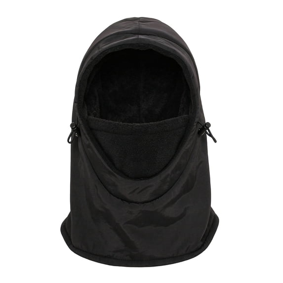 Quealent Kids Winter Hats Balaclava Ski Mask Boys Girls Fleece Windproof Warmth, Full Face & Neck Coverage, Soft Fleece Comfort for Skiing Snowboarding (Black, 4-9 Years)