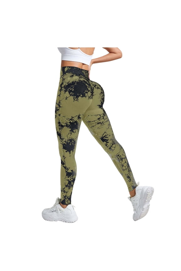 Leggings with Pockets for Women Cute Casual Yoga Pants Breathable Tummy Control Capris AG for Size L