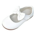 thumbnail image 1 of Quealent Little Toddler Girls Dress Shoes Ballerina Ballet Flats Kids Mary Janes White for Size 12, 1 of 6