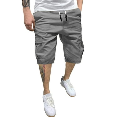 Baggy Mens Long Casual Shorts Men's Casual Baggy Denim Shorts