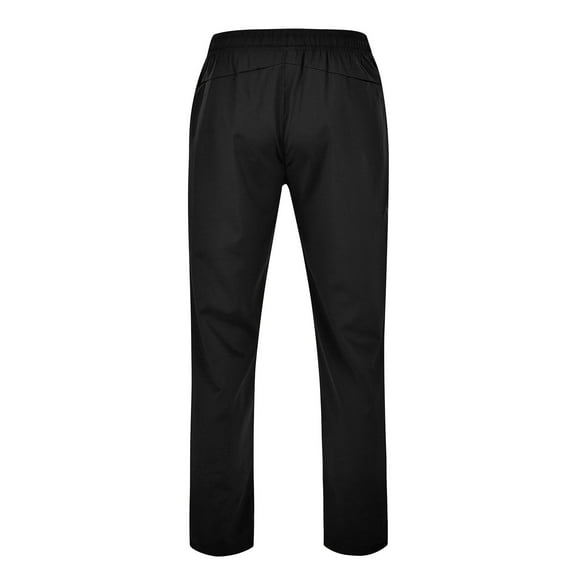 Quealent Mens Casual Pants Men's Slim Tapered Stretchy Casual Pants (Black,4XL)