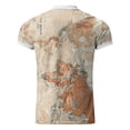 thumbnail image 1 of Quealent Mens Polo Shirts Short Sleeve Men's Short Sleeve Cotton Pique Polo Shirt in Regular Fit,Khaki L, 1 of 4