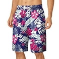 thumbnail image 1 of Quealent Mens Swim Trunks 9 Inch Inseam Board Shorts with Compression Liner Swimsuit Bathing Suit Quick Dry Cargo Pocket (Red,XXL), 1 of 5