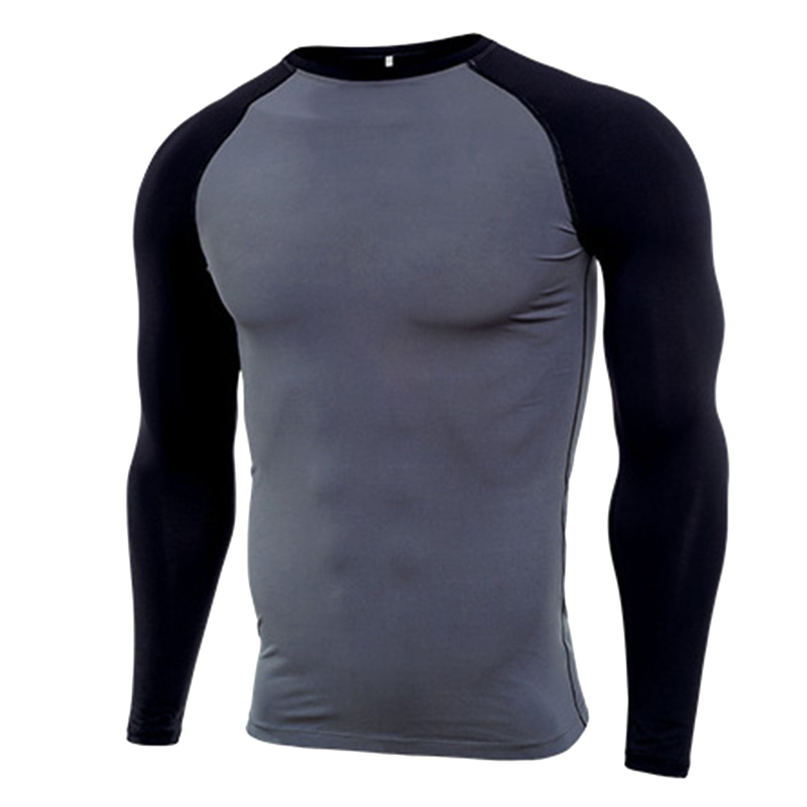 Quealent Mens T Shirts Casual Graphic Mens Fitted Casual Long Sleeve