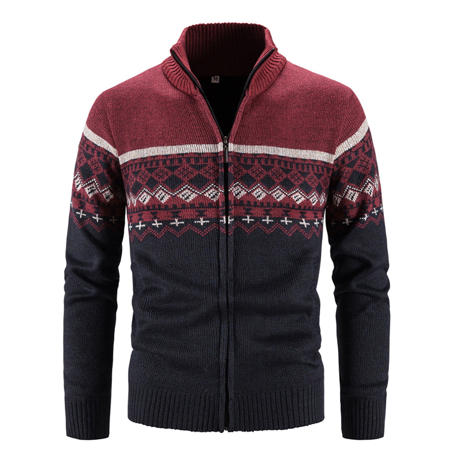 Mens zip shop up sweaters
