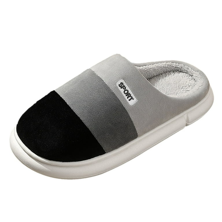 Quealent Orthotic Slippers with Arch Support Ideal for Plantar Fasciitis Flat Feet Heel Pain Relief Slip on Clog Indoor Outdoor House Shoes with Anti Skid Rubber Sole Gray 8.5 Walmart