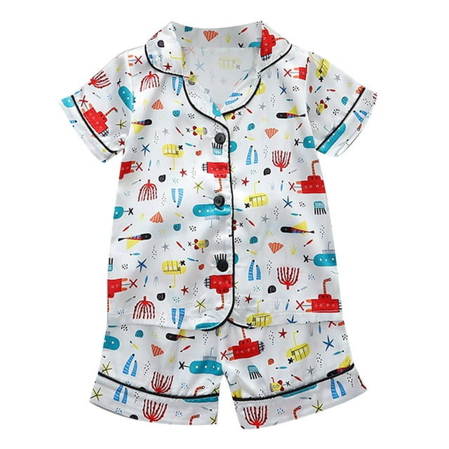 Quealent Pajamas for Girls Boys Pajamas Little Girls Pajamas Set Short ...