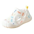 thumbnail image 1 of Quealent Quick Dry Water Shoes for Toddlers, Lightweight Aqua Socks Beige for 7, 1 of 9
