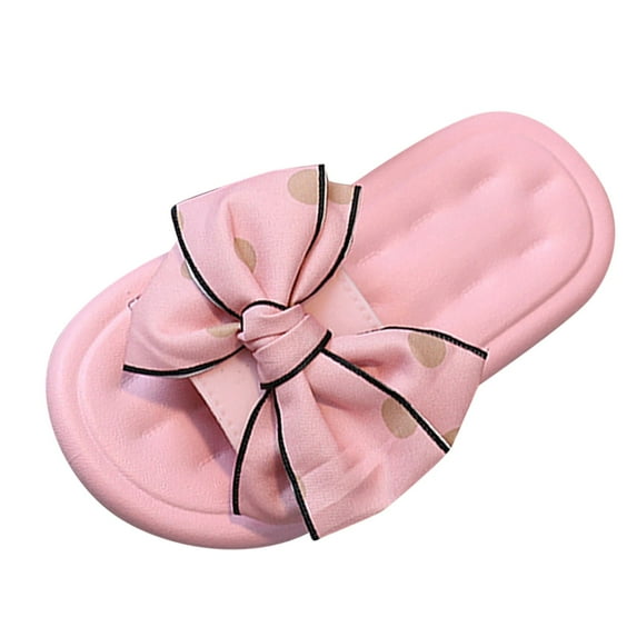 Quealent Slippers for Teen Girls Shoes Girls Slippers Soft Shoes Non-Slip House Slippers for Shower Bedroom Beach Pool Red,1