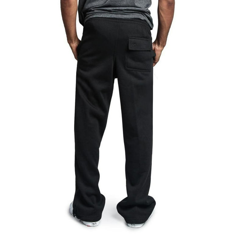 Quealent Sweat Pants Men s Everyday Joggers Cotton Knit Jog Pants Left C Logo Black XXL Walmart