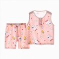thumbnail image 1 of Quealent Toddler Baby Boy Clothes 6 12 18 24 Month 2T 3T Summer Outfits Sleeveless Tank Vest T-Shirt + Casual Shorts Set (Pink, 7-8 Years), 1 of 4
