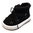 thumbnail image 1 of Quealent Toddler Girl Snow Boots Winter Warm Outdoor Outdoor Boots (Toddler/Little Kids/Kid) Black for Size 11, 1 of 6